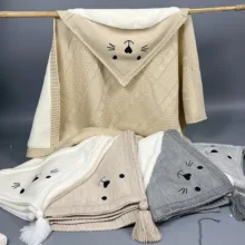 پتو نوزادی مدل pk300 سایز 100x80 سانتی متر