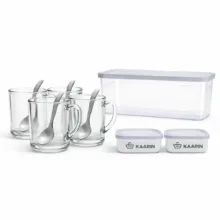 سرویس چای خوری 11 پارچه 4 نفره کارین مدل همنشین
