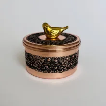 نقل خوری مسی طرح گل کد ZH356.9