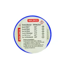 سیم لحیم سولدکس مدل SOLDEX Sn63 Pb37 وزن 50 گرم ضخامت 0.8 میلی متر