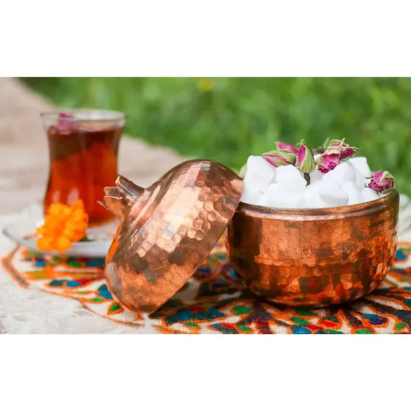 قندان مسی طرح انار کد ZH05.2