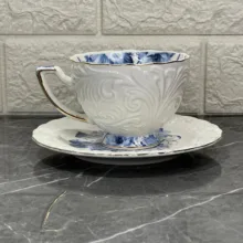 سرویس چای خوری 12 پارچه 6 نفره شاهین مدل dantella d