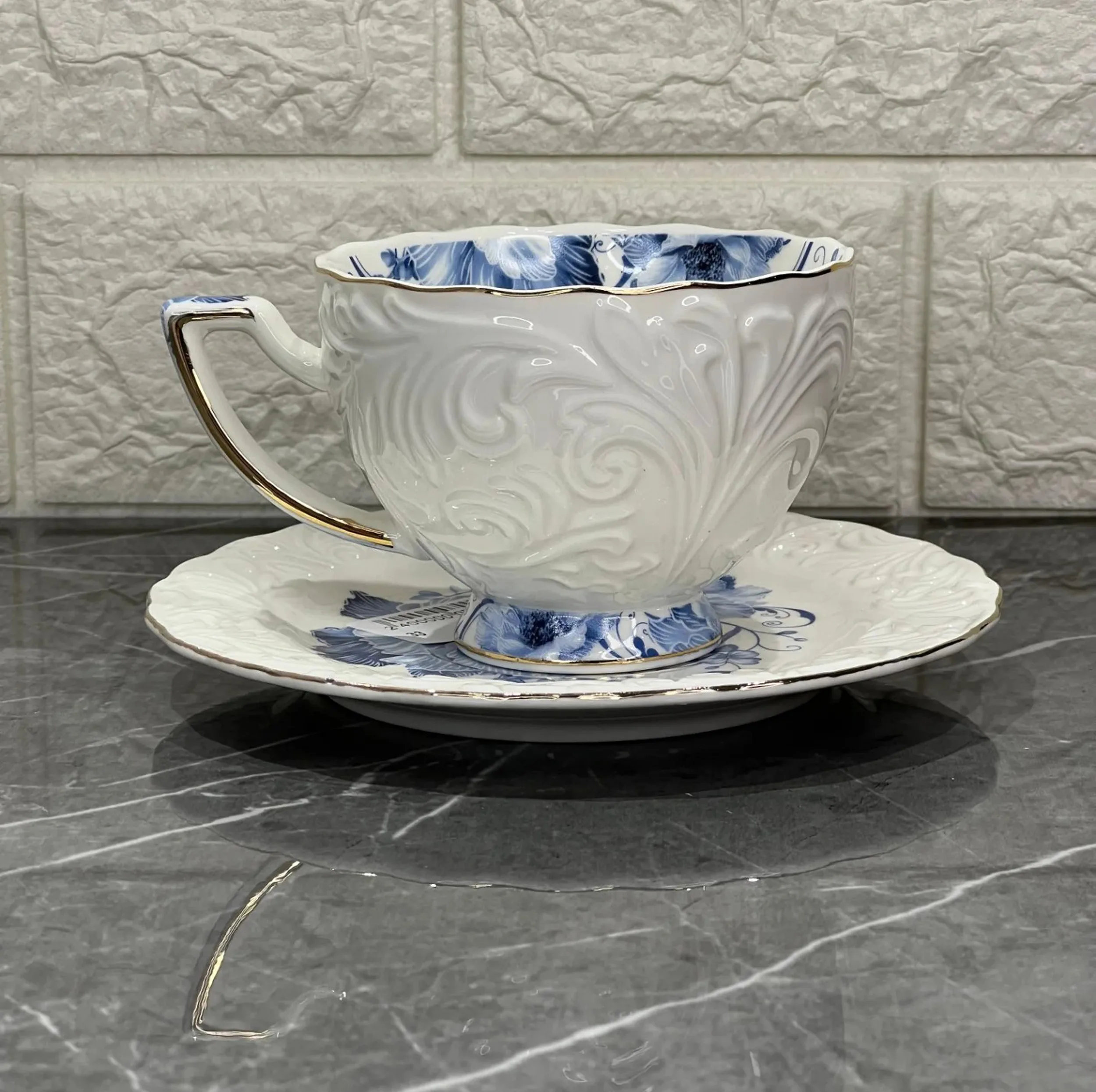 سرویس چای خوری 12 پارچه 6 نفره شاهین مدل dantella d