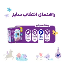 پوشک شورتی کانال دار بچه مای بیبی مدل اکو سایز شش 22 عددی
