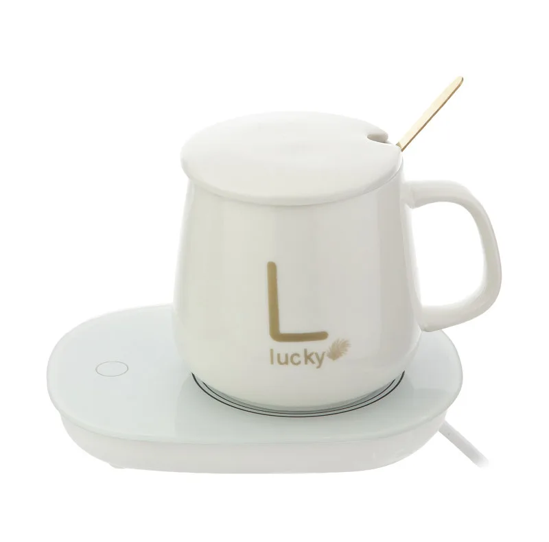 ماگ لاکی مدل Warmer Cup به همراه صفحه گرم کن برقی