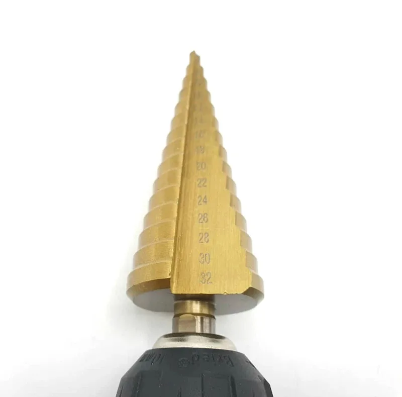 مته کاجی و مخروطی پلکانی فیدار مدل X3 مجموعه 3 عددی
