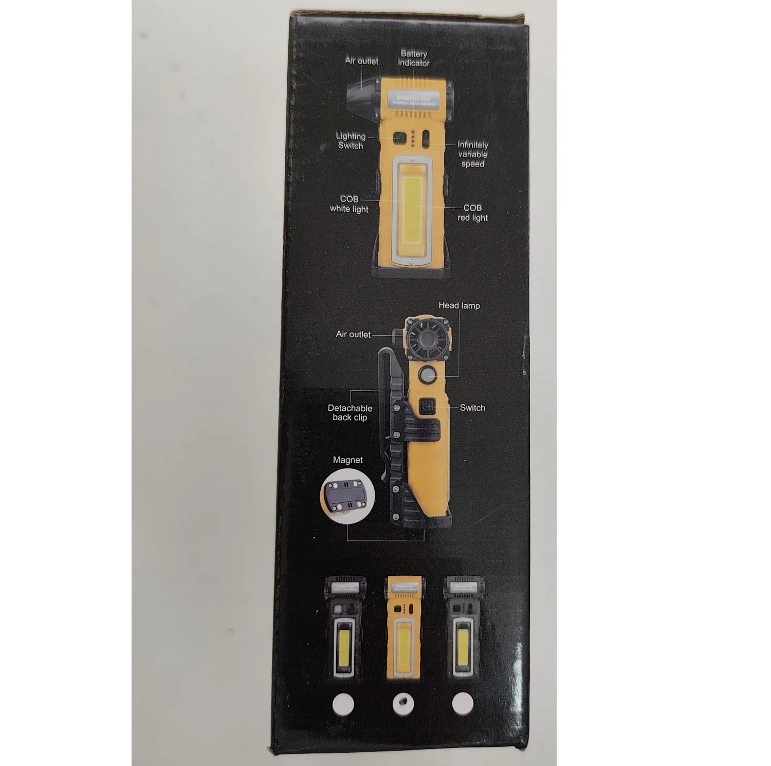 دستگاه دمنده شارژی 20 وات وایولنت فن مدل F020