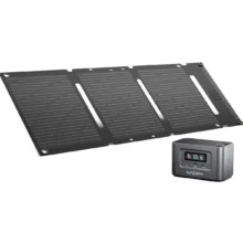 پکیج خورشیدی 100 وات آفیری پنل مدل AF-SL030 به همراه پاوراستیشن