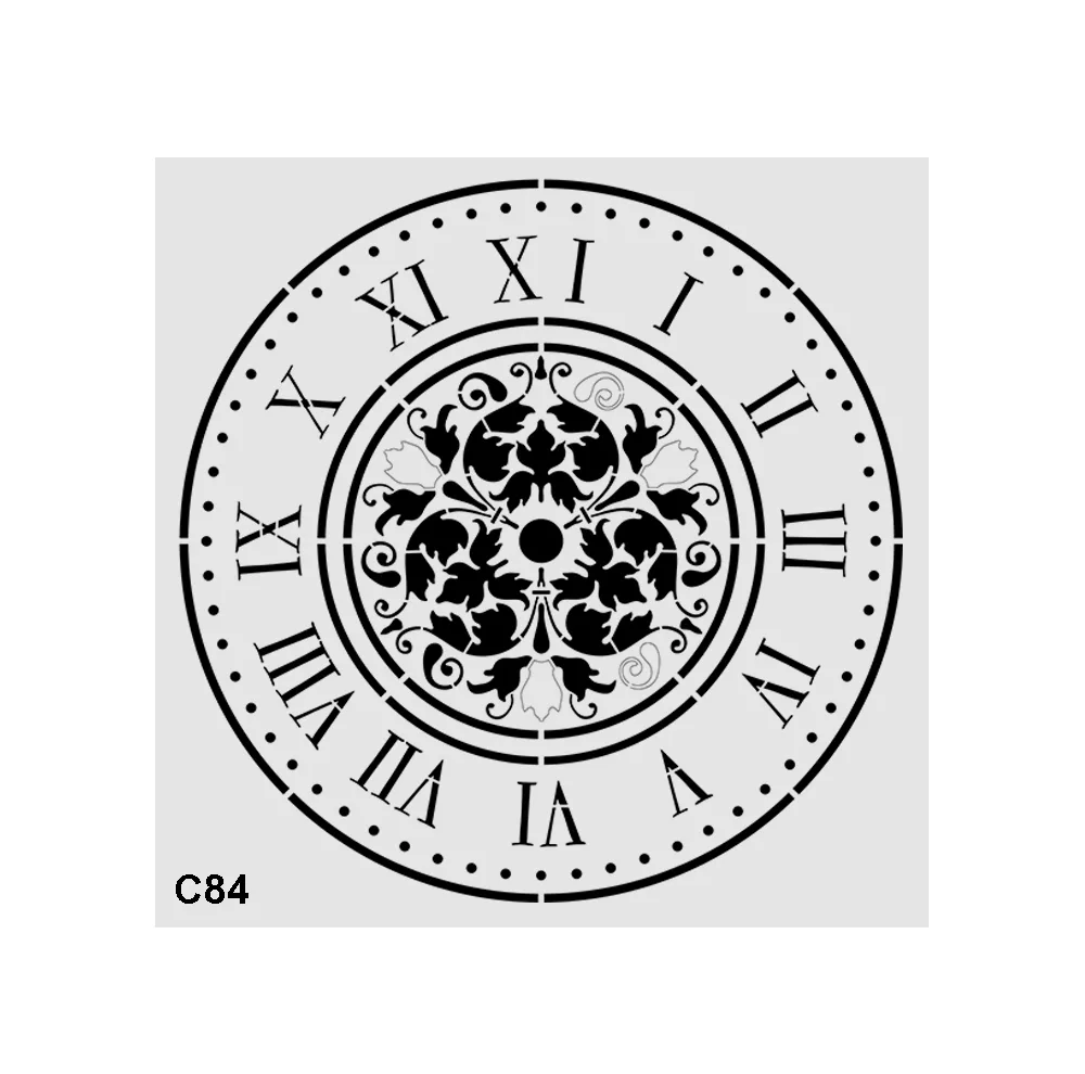 شابلون طرح ساعت کد C84