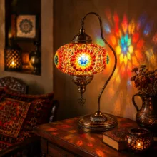 آباژور دست ساز طرح عصایی مدل MS25