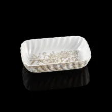مرغ خوری گلدکیش مدل مستطیل طرح سارینا سایز کوچک کد GK701133-6