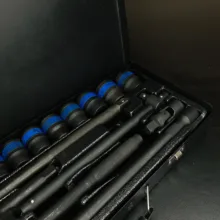 آچار و سری بکس فشار قوی ام ال جی تولز مدل AQZ-7319 سایز 1/2 اینچ مجموعه 24 عددی