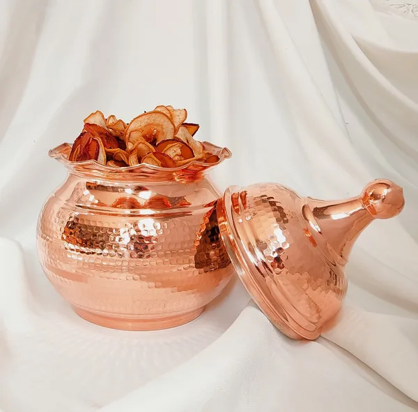 آجیل خوری مسی مدل لاله کد ZH283.2