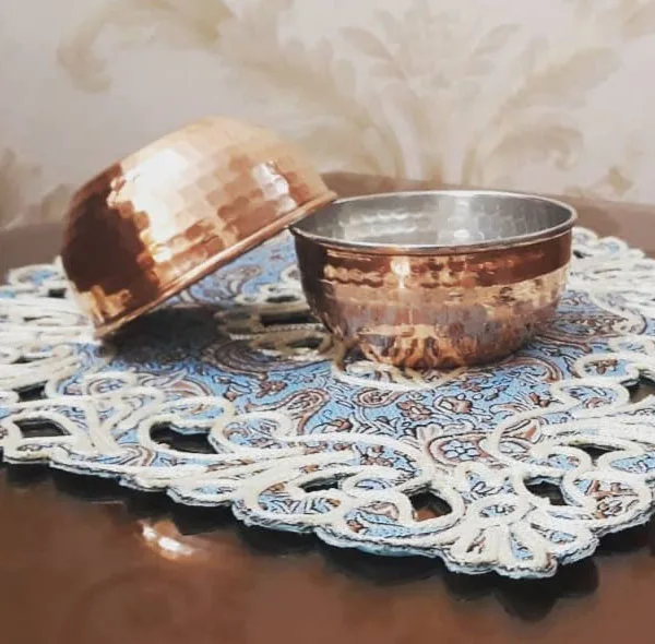 پیاله مسی مدل چکشی کد ZH03.3