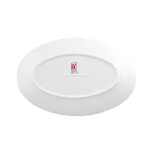 دیس پذیرایی گلد کیش طرح لوتوس مدل GK701141-1، شستشو در ماشین ظرفشویی، جنس چینی استخوان