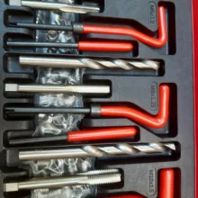 قلاویز و مته هلی کویل مدل JHPU1-5-12MM مجموعه 131 عددی