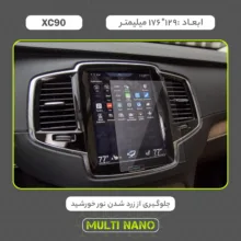 محافظ صفحه نمایش خودرو مولتی نانو مدل X-S1N مناسب برای ولوو XC90 2017