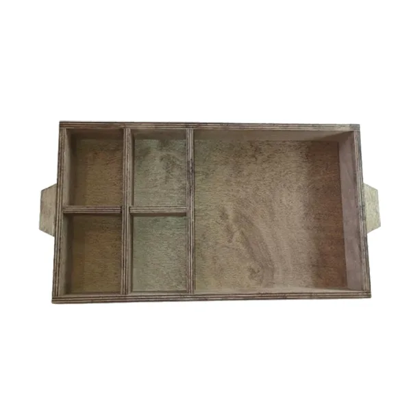 سینی دسته دار مدل مقسم کد 059 سایز 40×28 سانتی متر