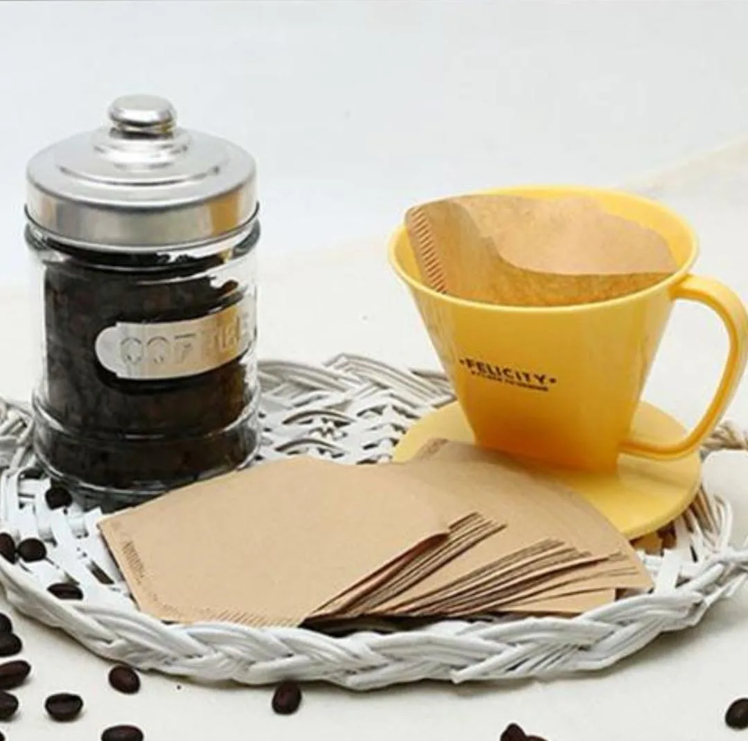 فیلتر قهوه مدل کاغذی 4 CUPS بسته 100 عددی