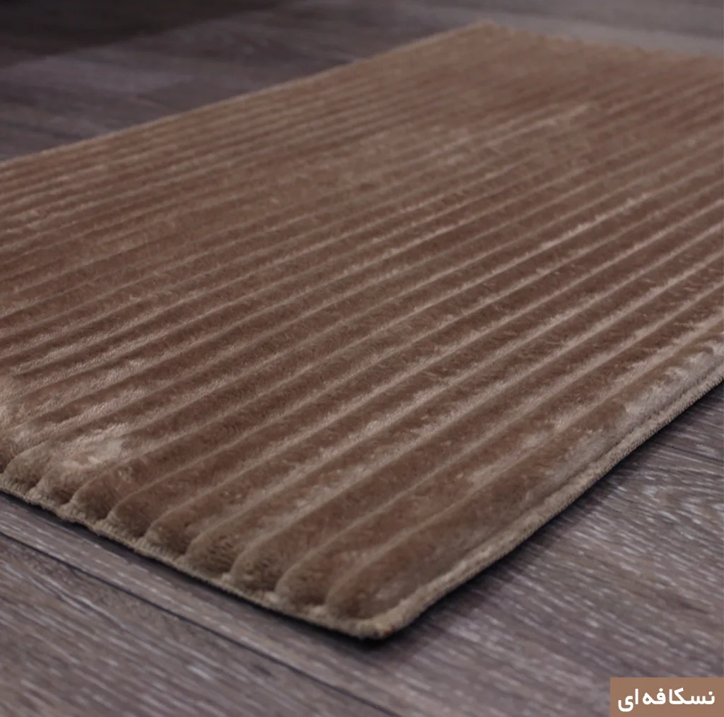 پادری وینوما مدل 4 لایه مخمل استرایپ سایز 50×100 سانتی متر مناسب برای فضای داخلی بسته 2 عددی