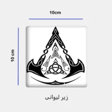 ست ماگ ، زیر لیوانی و پد ماوس مدل اساسین کرید کد 11