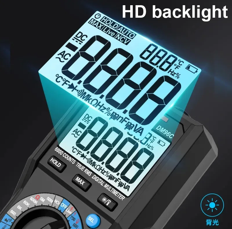 مولتی متر دیجیتال مستک مدل DM96C