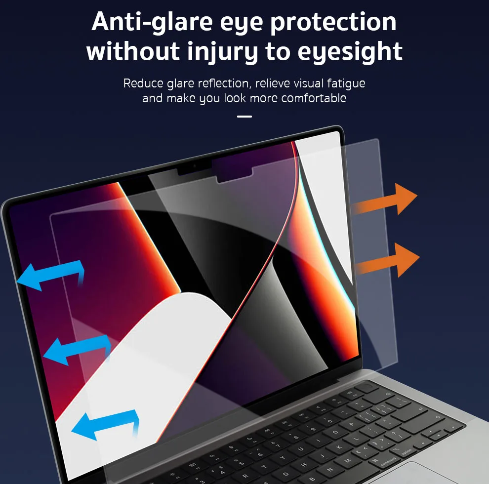 محافظ صفحه نمایش کوتتسی مدل 12003 مناسب برای لپ تاپ اپل MacBook Pro 14 inch A2442/A2779/A2918/A2992/A3112/A3185/A3401/A3426