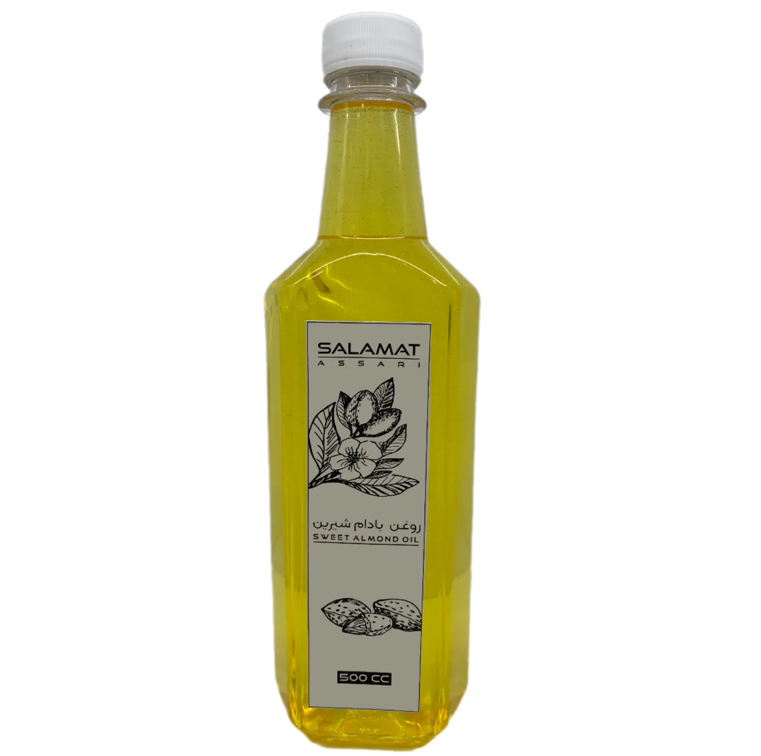 روغن بادام شیرین طبیعی - 500 میلی لیتر