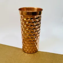 گلدان مسی سه بعدی طرح شش ضلعی کد ZH394