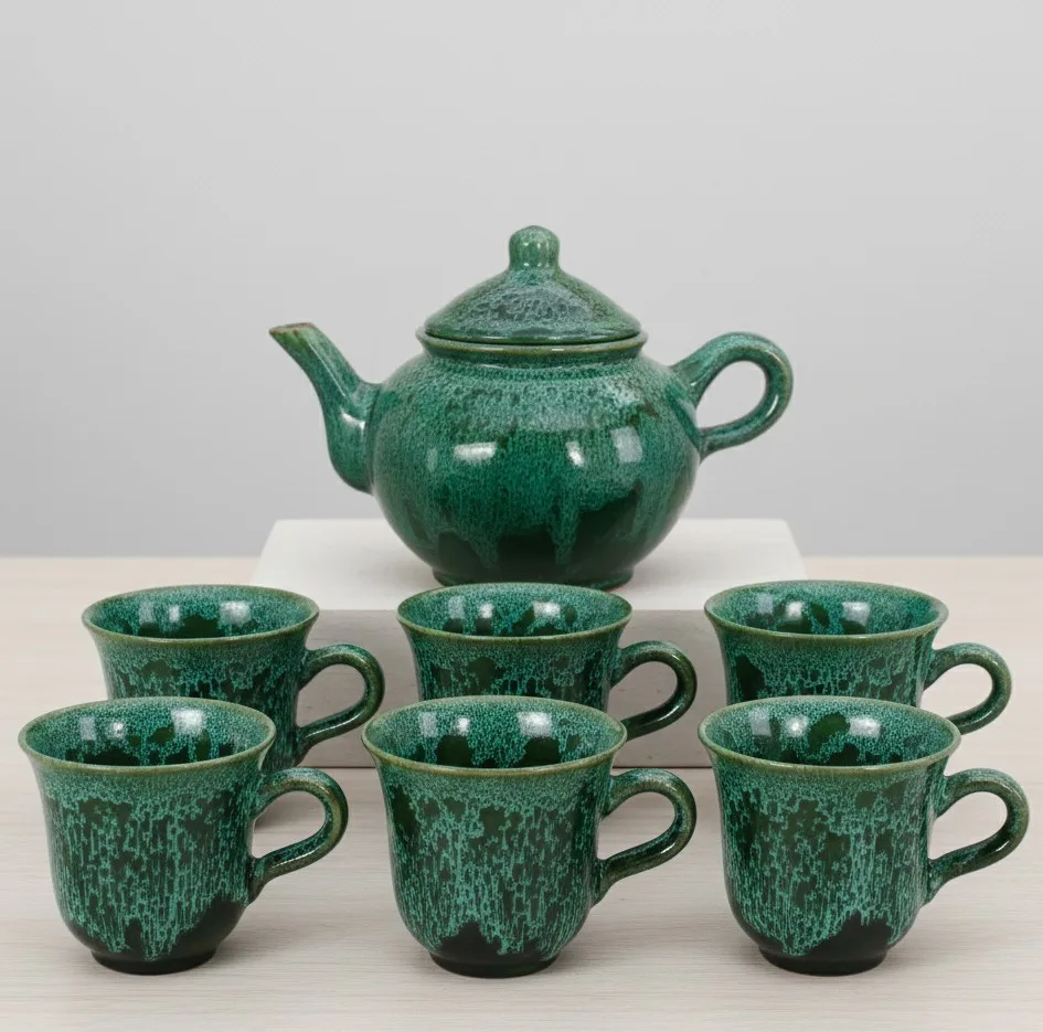 سرویس چای خوری 7 پارچه طرح شره ای