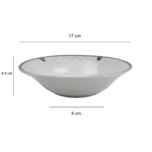 کاسه سوپ خوری پارس چینی کد 603 بسته 6 عددی