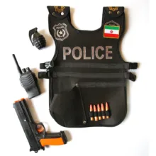 ست ایفای نقش مدل جلیقه پلیس طرح کماندو ضد شورش کد 1