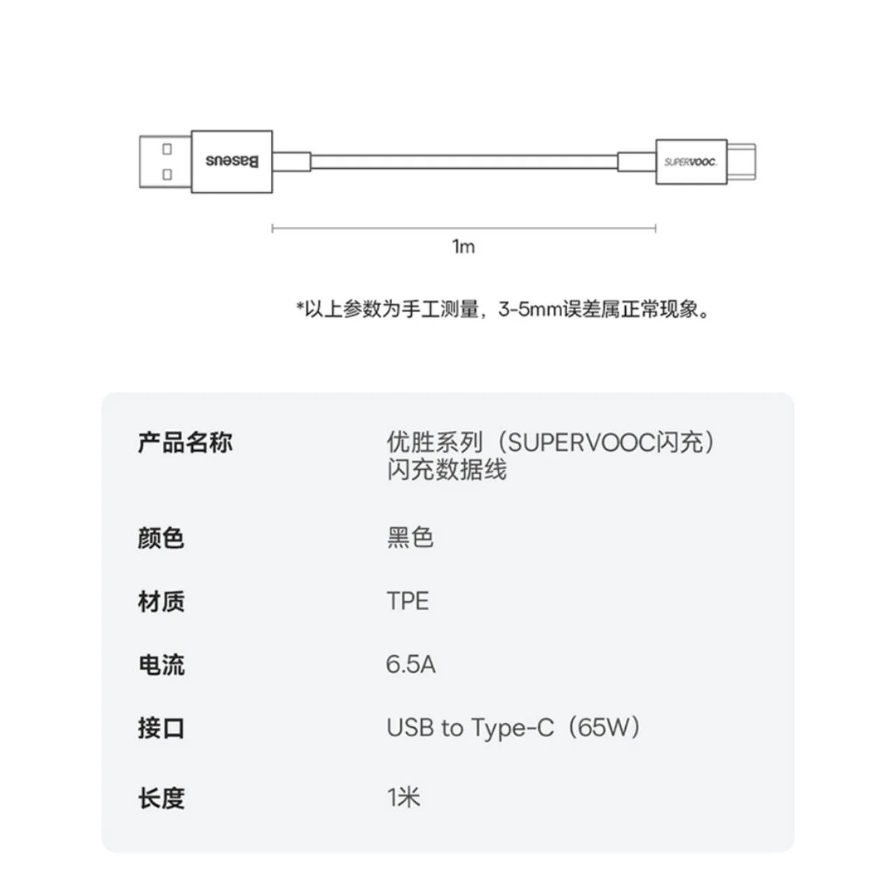 شارژر رومیزی باسئوس مدل Power Combo 65W به همراه کابل USB-C