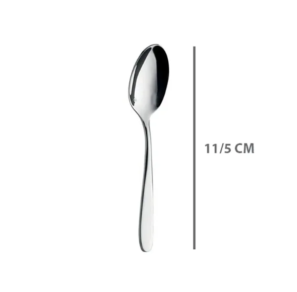 قاشق چای خوری گیلدا مدل دونا براق مجموعه 12 عددی
