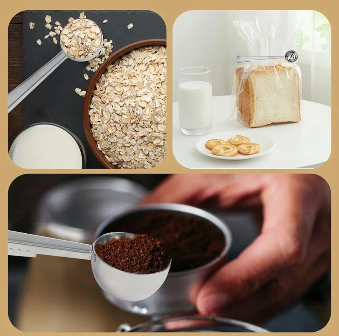 پیمانه قهوه مدل گیره دار بسته 2 عددی