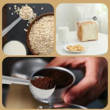 پیمانه قهوه مدل گیره دار بسته 3 عددی