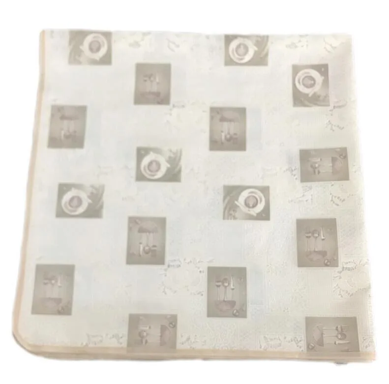 سفره 4 نفره مدل رویال طرح گیپور کد 04 سایز 100×100 سانتی متر