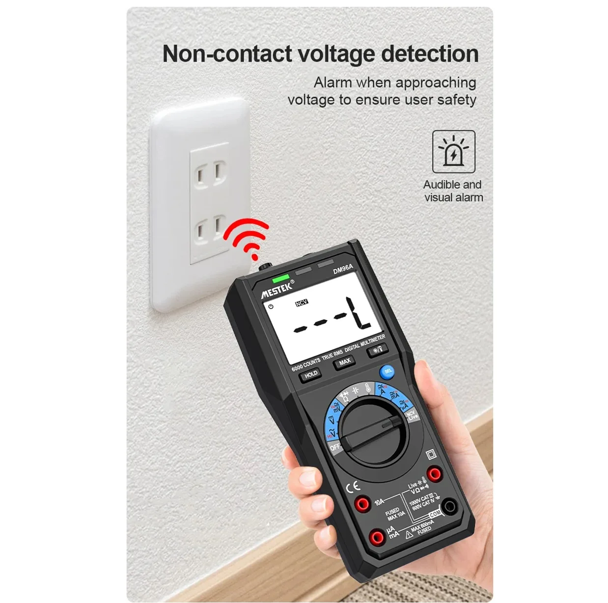 مولتی متر دیجیتال مستک مدل DM96A