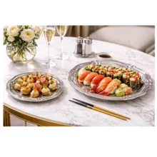 سینی بدون دسته مدل لاراهوم مجموعه 2 عددی