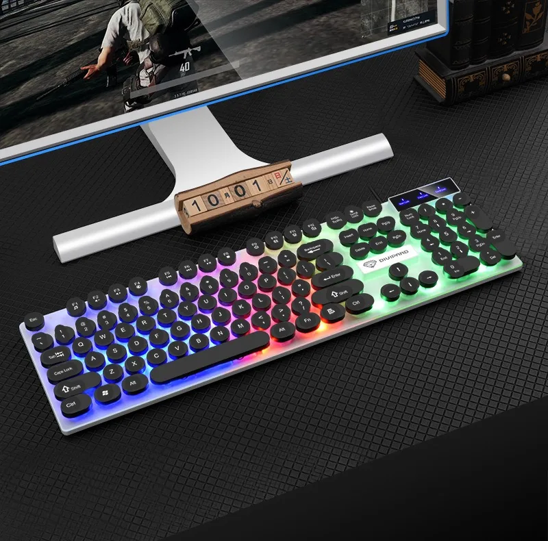 کیبورد و ماوس گیمینگ دیوایپارد مدل GMK-30