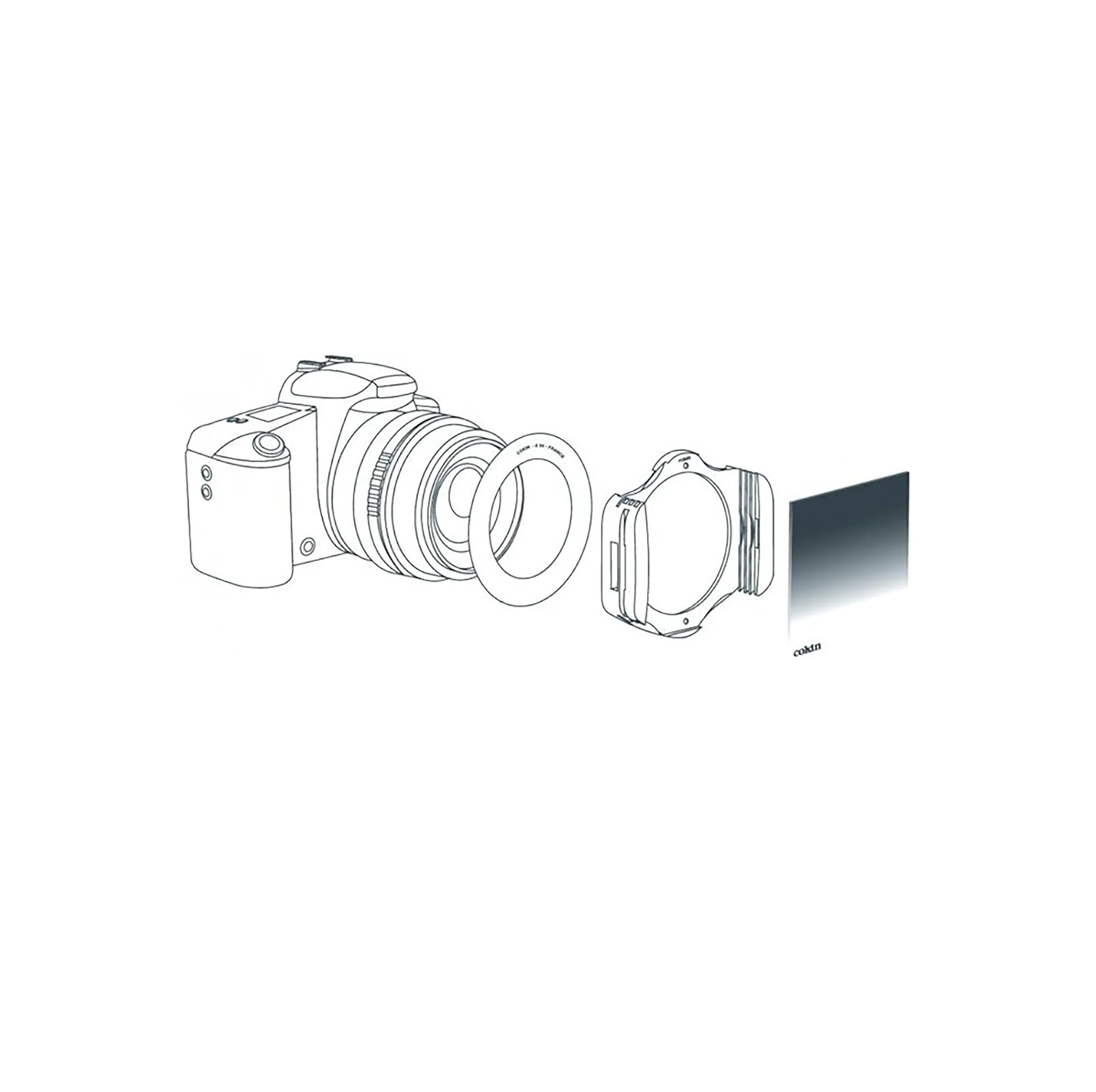 فیلتر لنز کوکین مدل SQUARE FILTER PRE-SHAPED FRAMES P-SERIES - 379