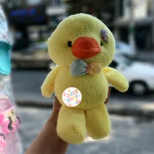 عروسک پولیشی مدل جوجه آبنباتی ارتفاع 27 سانتی متر