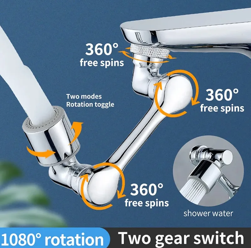 سری شیرآلات ققنوس مدل چرخشی دوحالته LUX