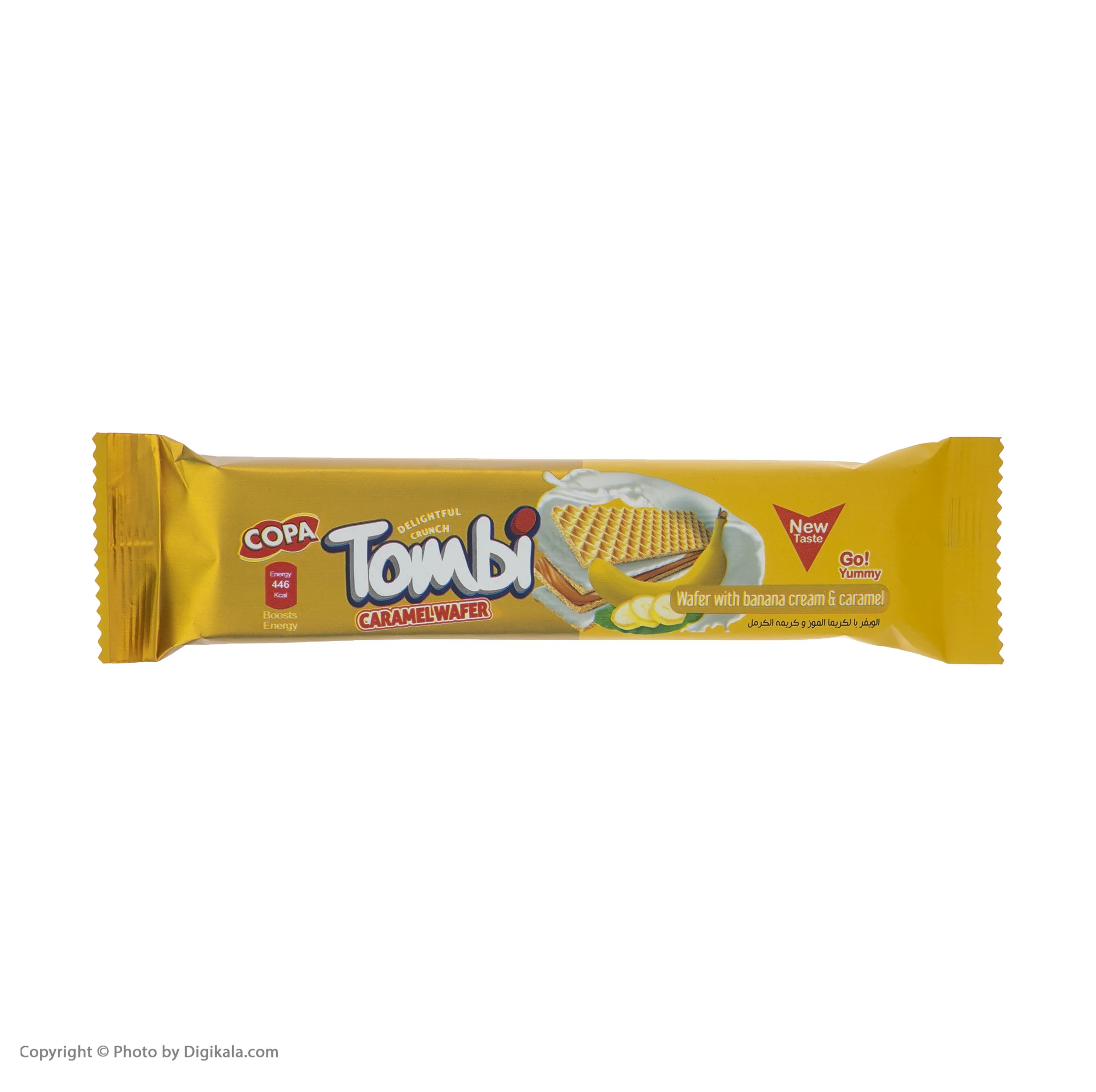 ویفر تامبی کوپا با طعم موز و کارامل - 18 گرم