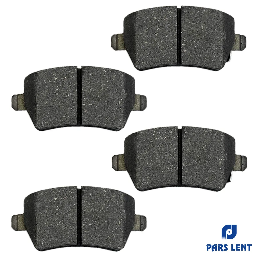 لنت ترمز دیسکی عقب خودرو لنت پارس کد 2-80196 دو جفت مناسب برای فونیکس FX پریمیوم