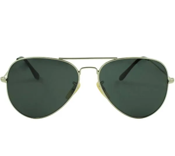 عینک آفتابی خلبانی مدل Aviator Large Metal Silver Grey