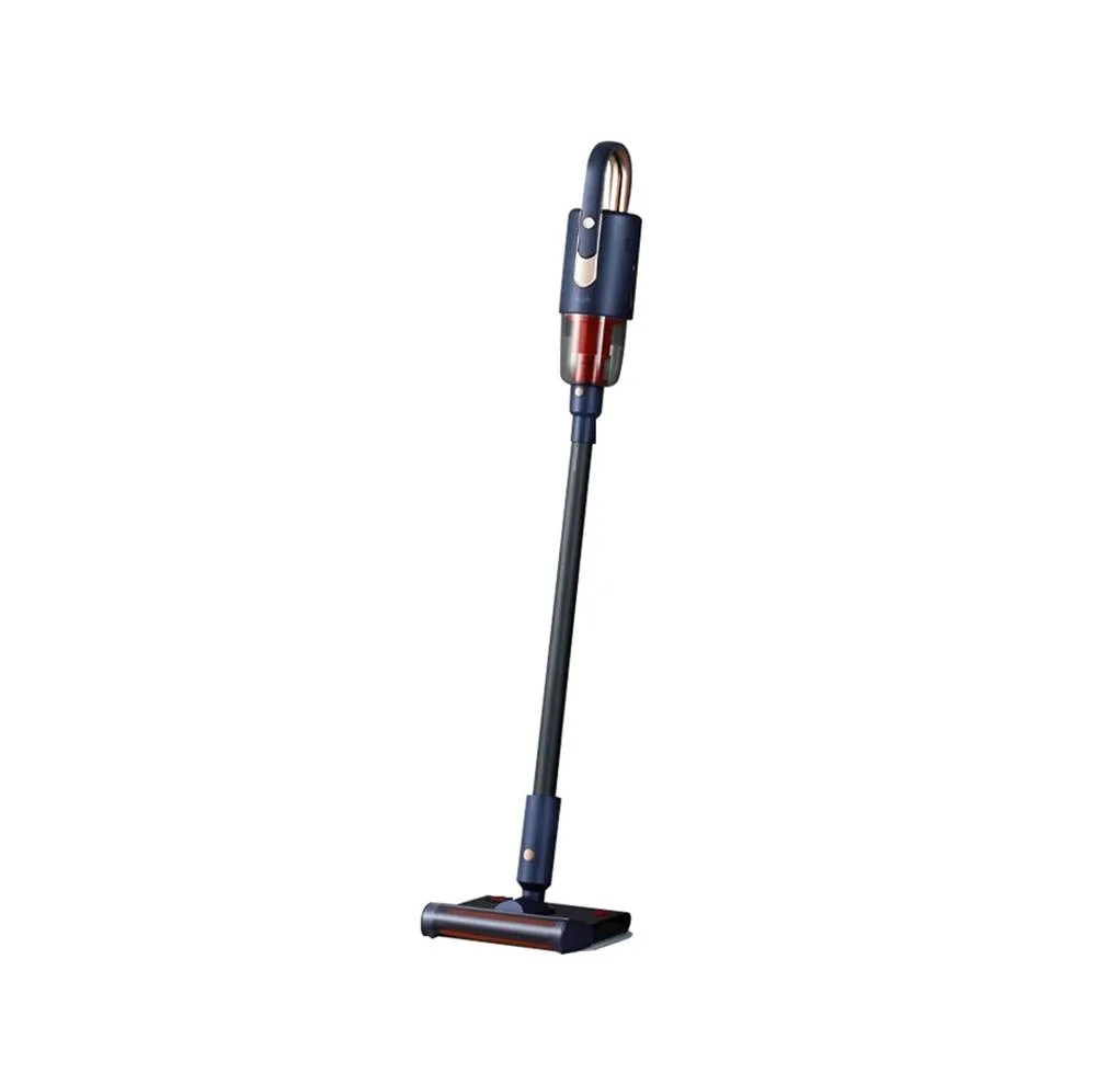جارو شارژی عصایی درما مدل VC811 با باتری 2200 میلیآمپر ساعت، توان مکش 5.5 کیلو پاسکال، موتور براشلس دو حالت، مخزن 600 میلیلیتر و فیلتر دوگانه HEPA مناسب تمیزکردن کف، مبل و خودرو