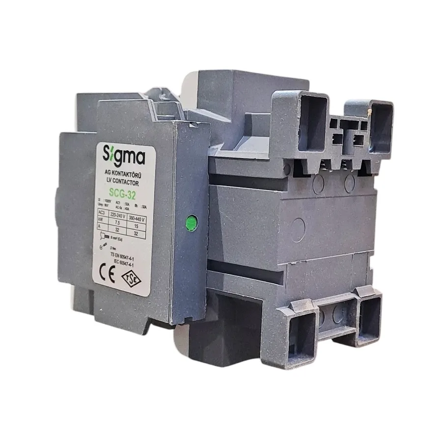 کنتاکتور 32 آمپر سه فاز سیگما کد SCG-32