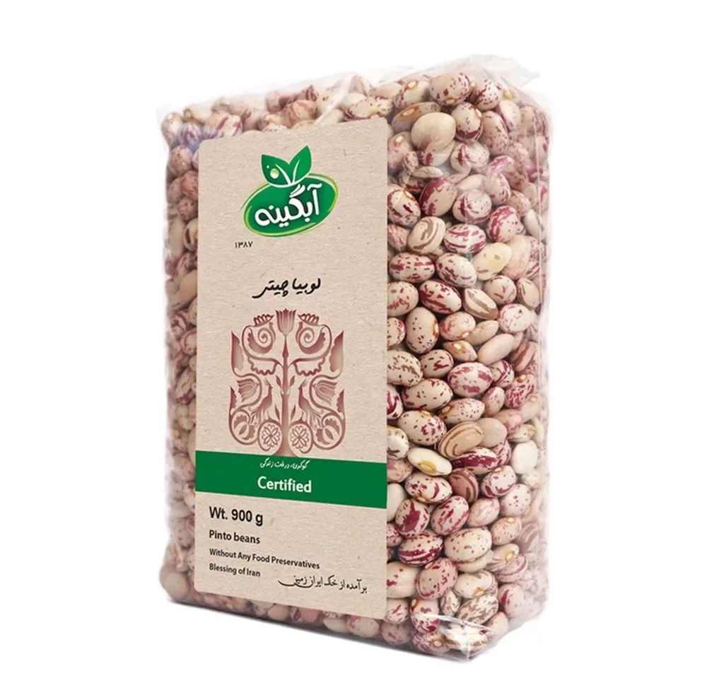 لوبیا چیتی و لوبیا عروس و لوبیا قرمز و لوبیا چشم بلبلی آبگینه - 900 گرم بسته 4 عددی