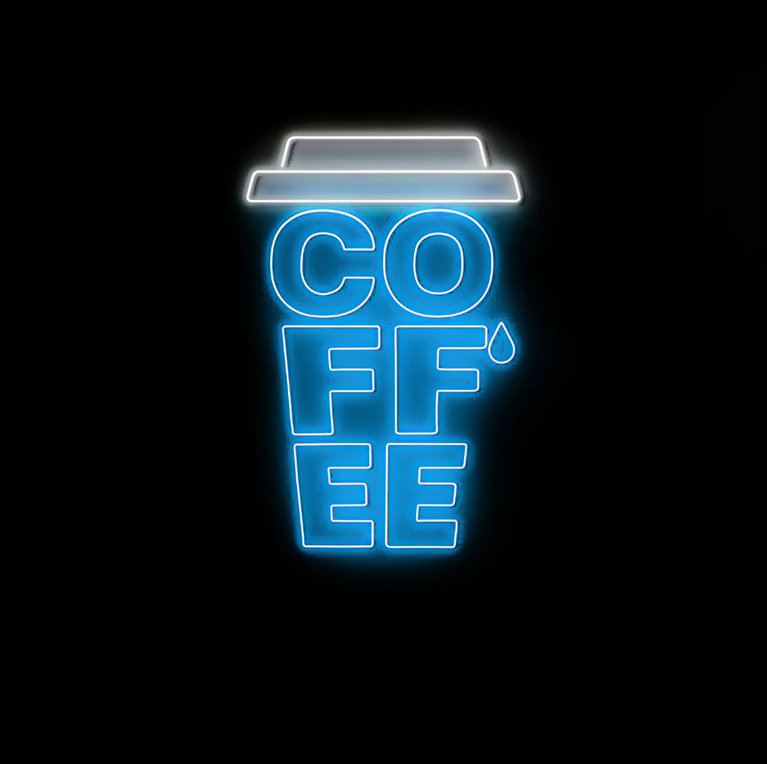 چراغ نئونی مدل  coffee mug